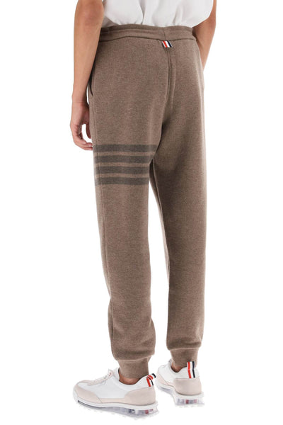 Thom browne 4-bar loopback-wool sweatpants-2