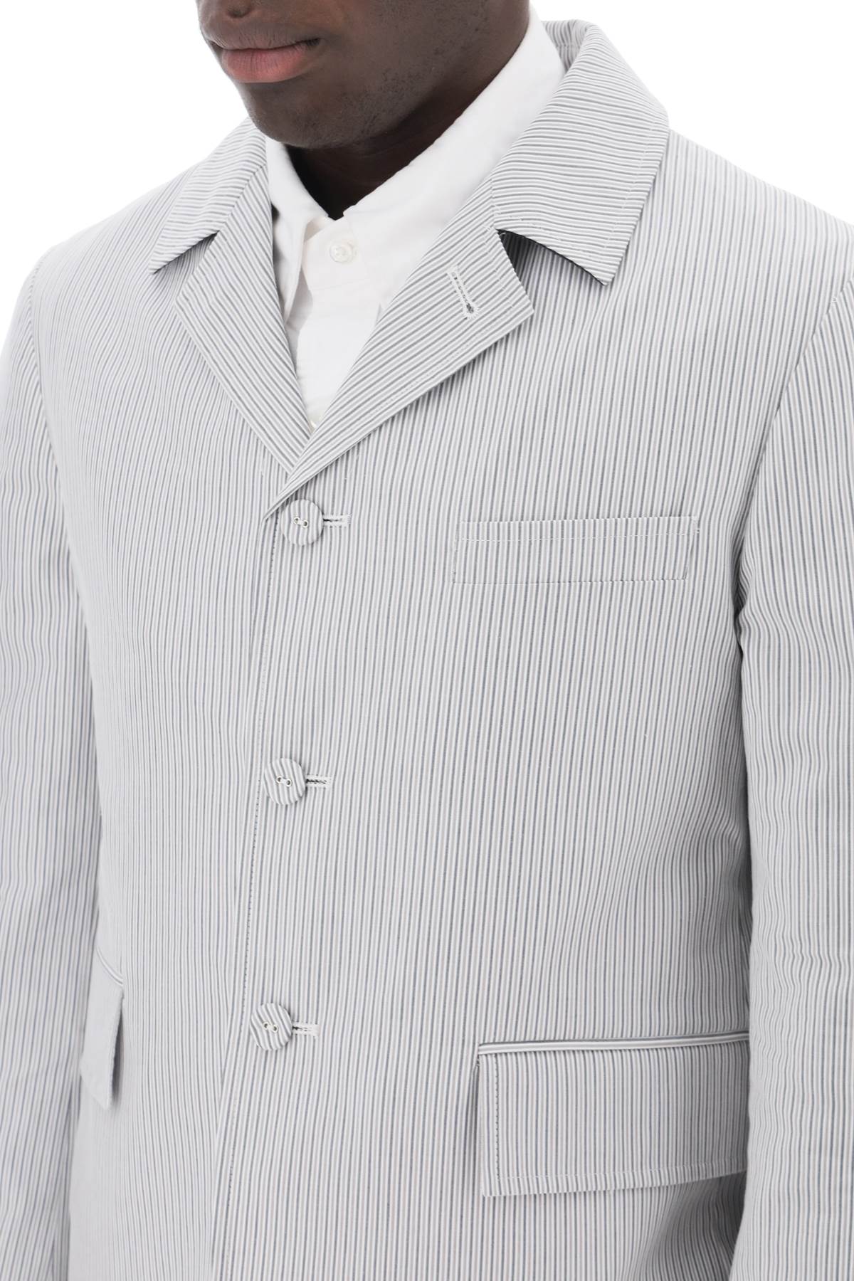 Thom browne striped deconstructed jacket-3