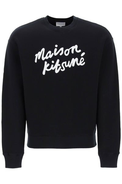 Maison kitsune crewneck sweatshirt with logo-0