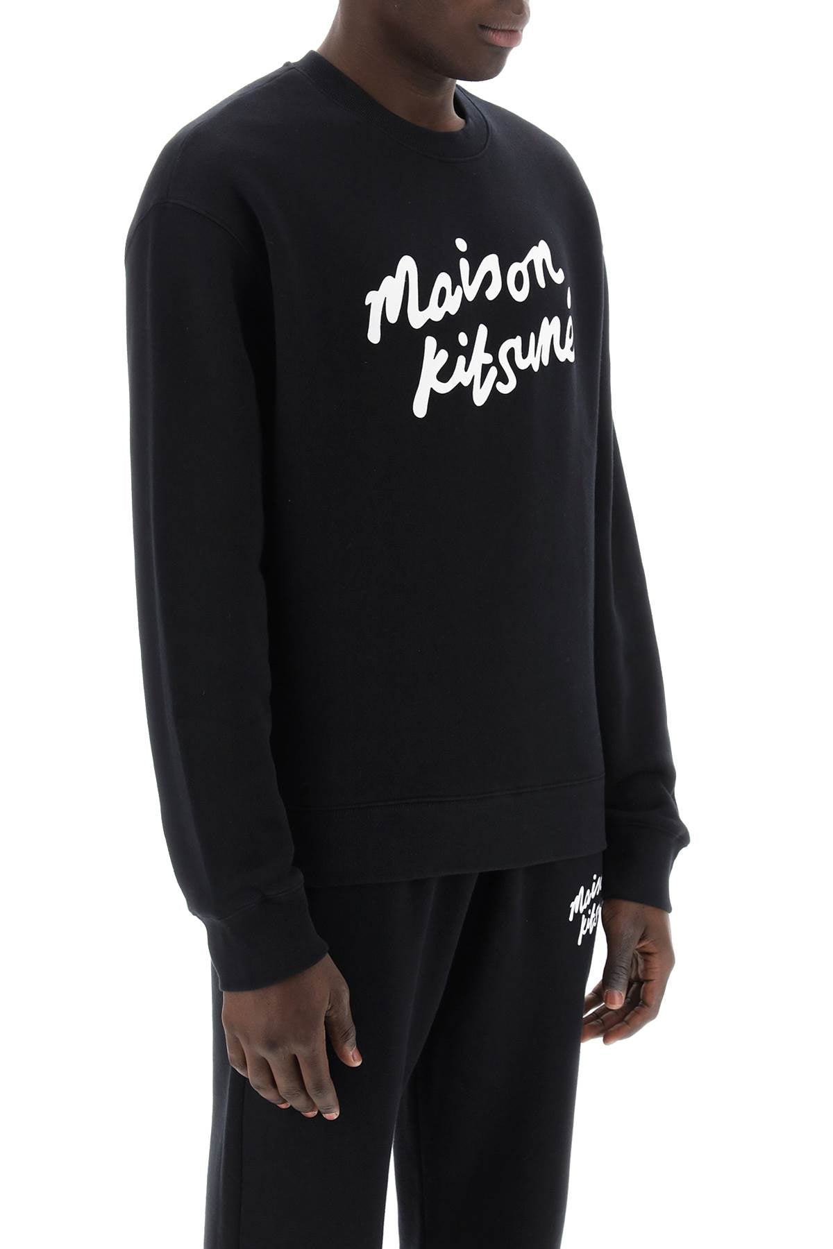 Maison kitsune crewneck sweatshirt with logo-1