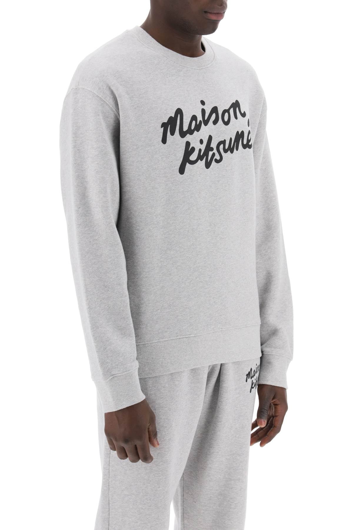 Maison kitsune crewneck sweatshirt with logo-1