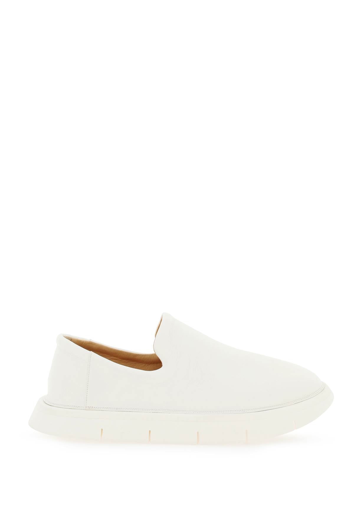 Marsell 'intagliata' grained leather slip-on shoes-0