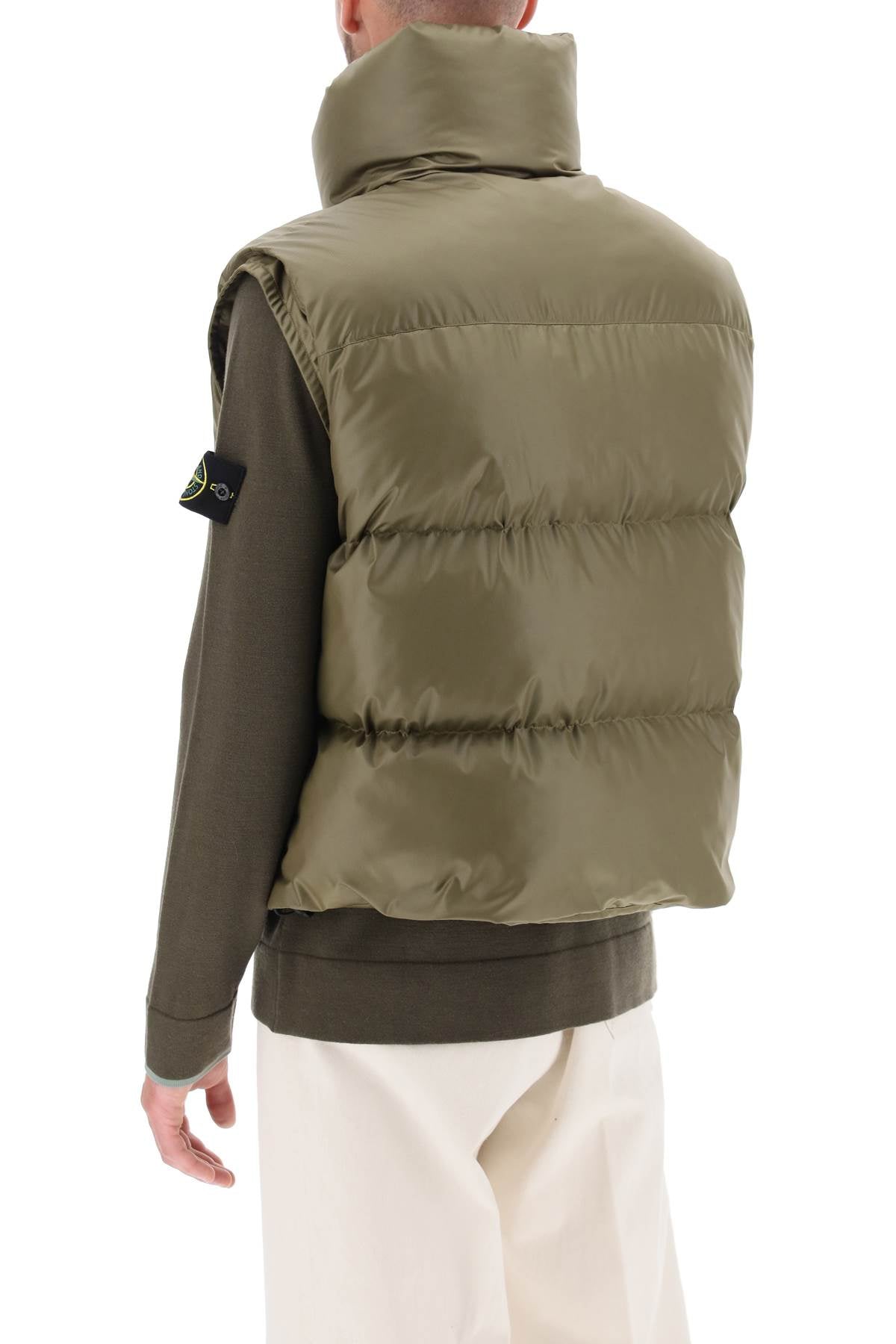 Bally padded vest in ripstop-2
