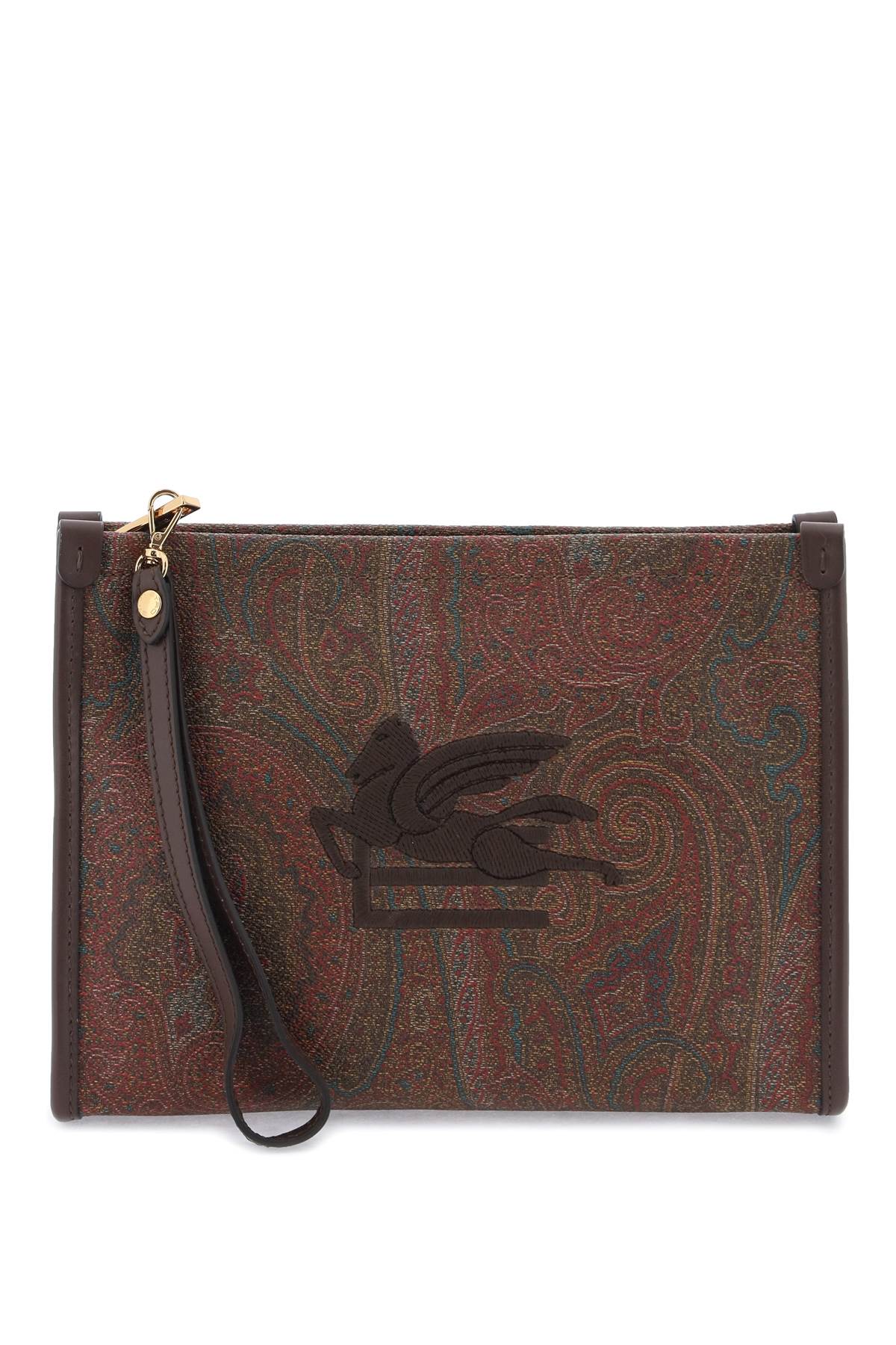 Etro paisley pouch with embroidery-0