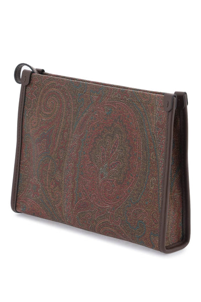 Etro paisley pouch with embroidery-1