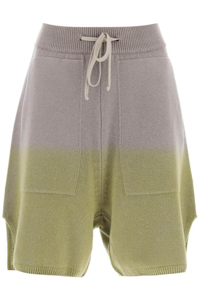 Moncler x rick owens loose fit cashmere shorts-0