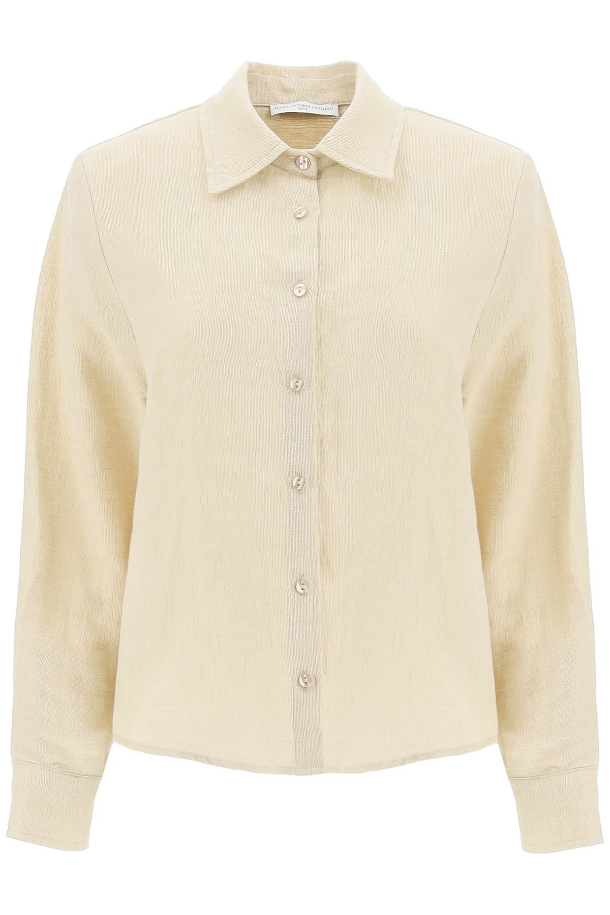 Mvp wardrobe 'malibu' cotton linen shirt-0
