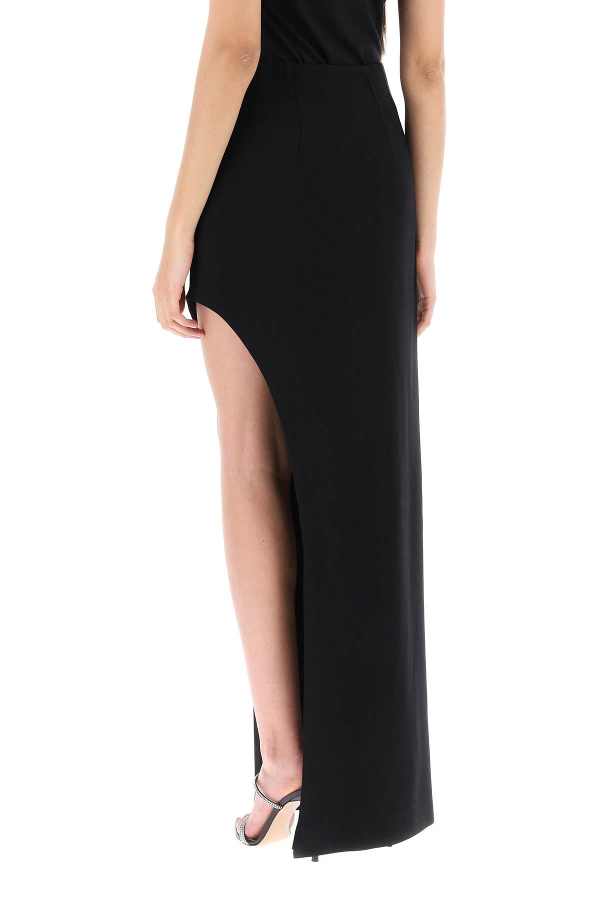 Mvp wardrobe 'plaza' skirt with asymmetrical hem-2