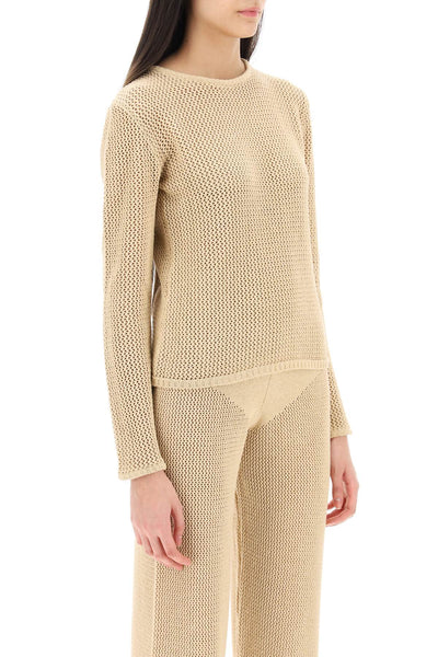 Mvp wardrobe 'cambria' openwork sweater-1