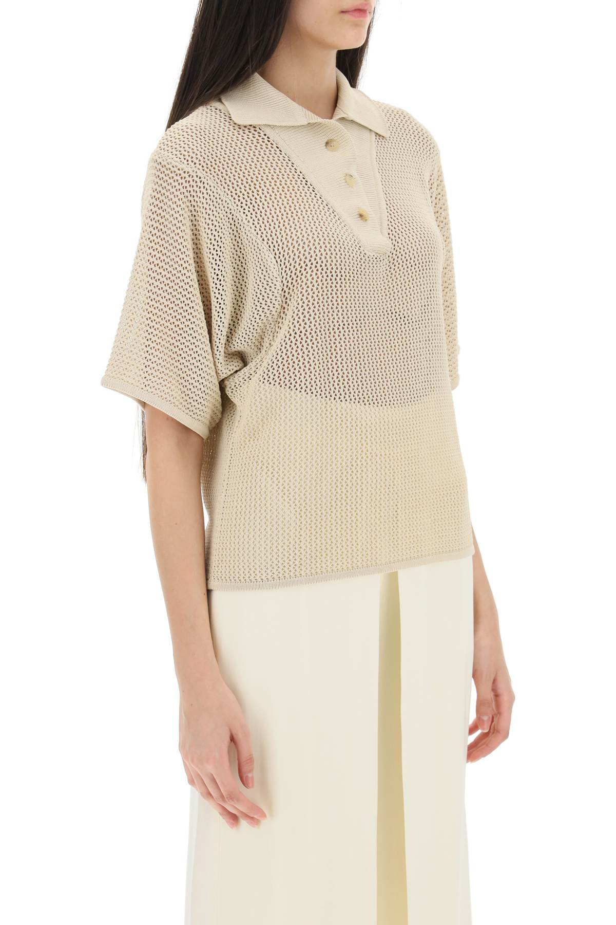 Mvp wardrobe 'pfeiffer' stretch knit polo shirt-1