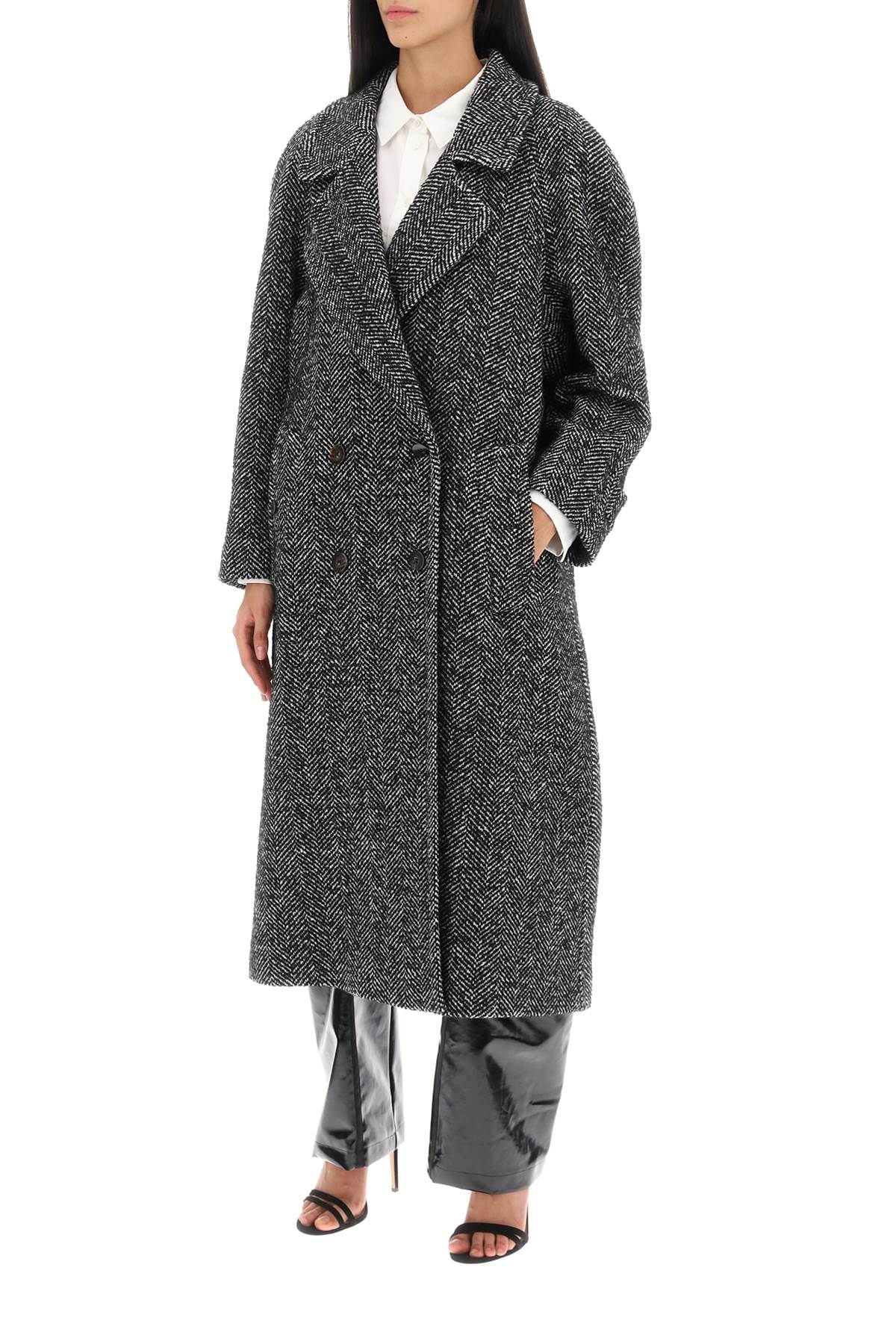 Mvp wardrobe oversized herringbone coat-3