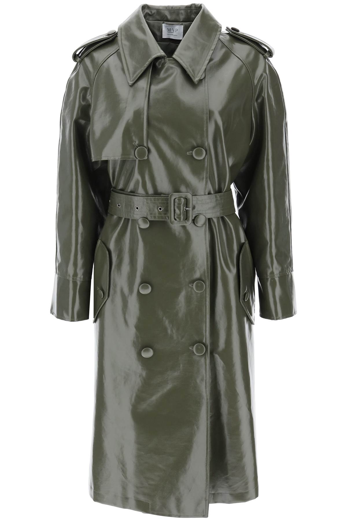 Mvp wardrobe montenapoleone coated trench coat-0