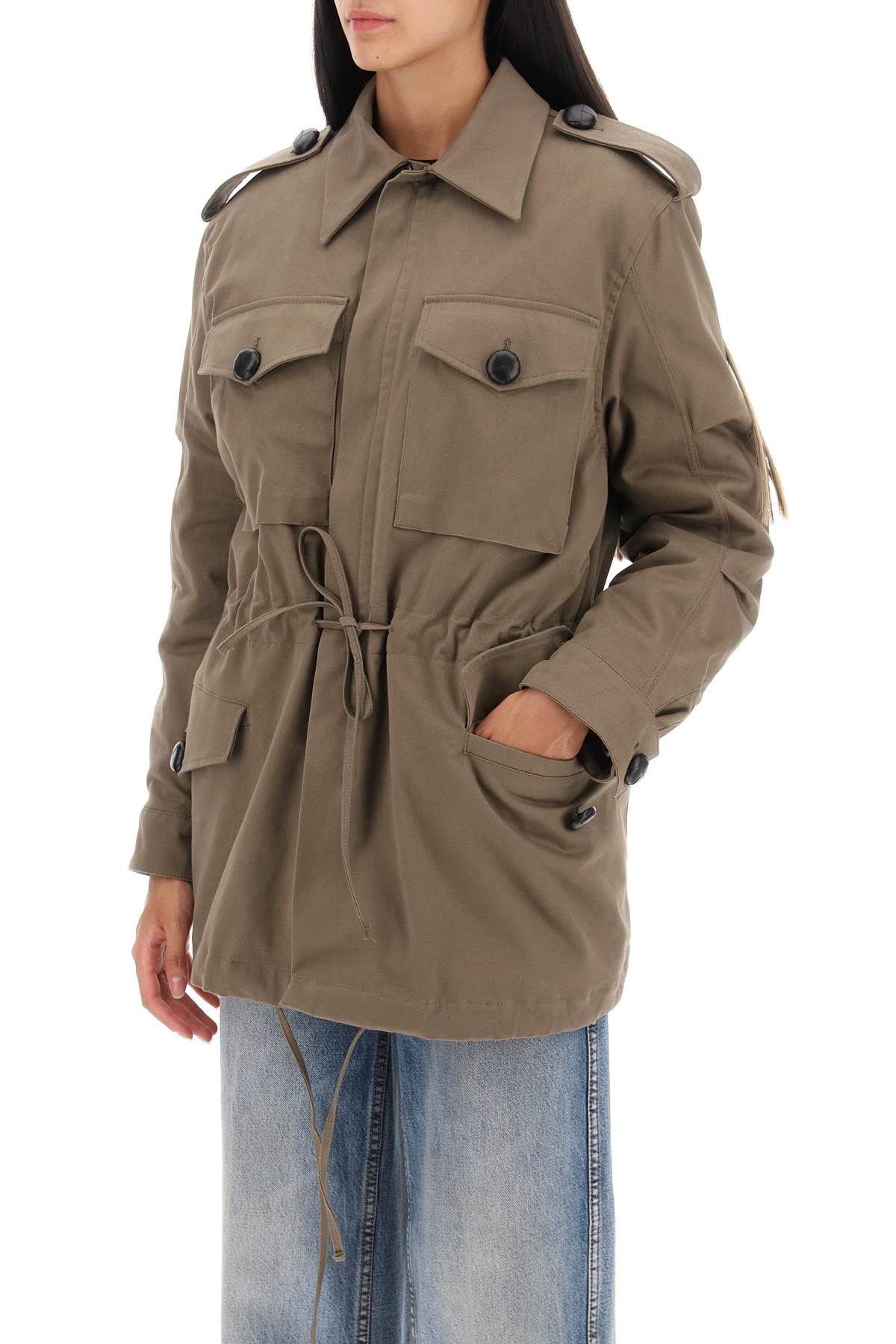 Mvp wardrobe 'bigli' cotton field jacket-3
