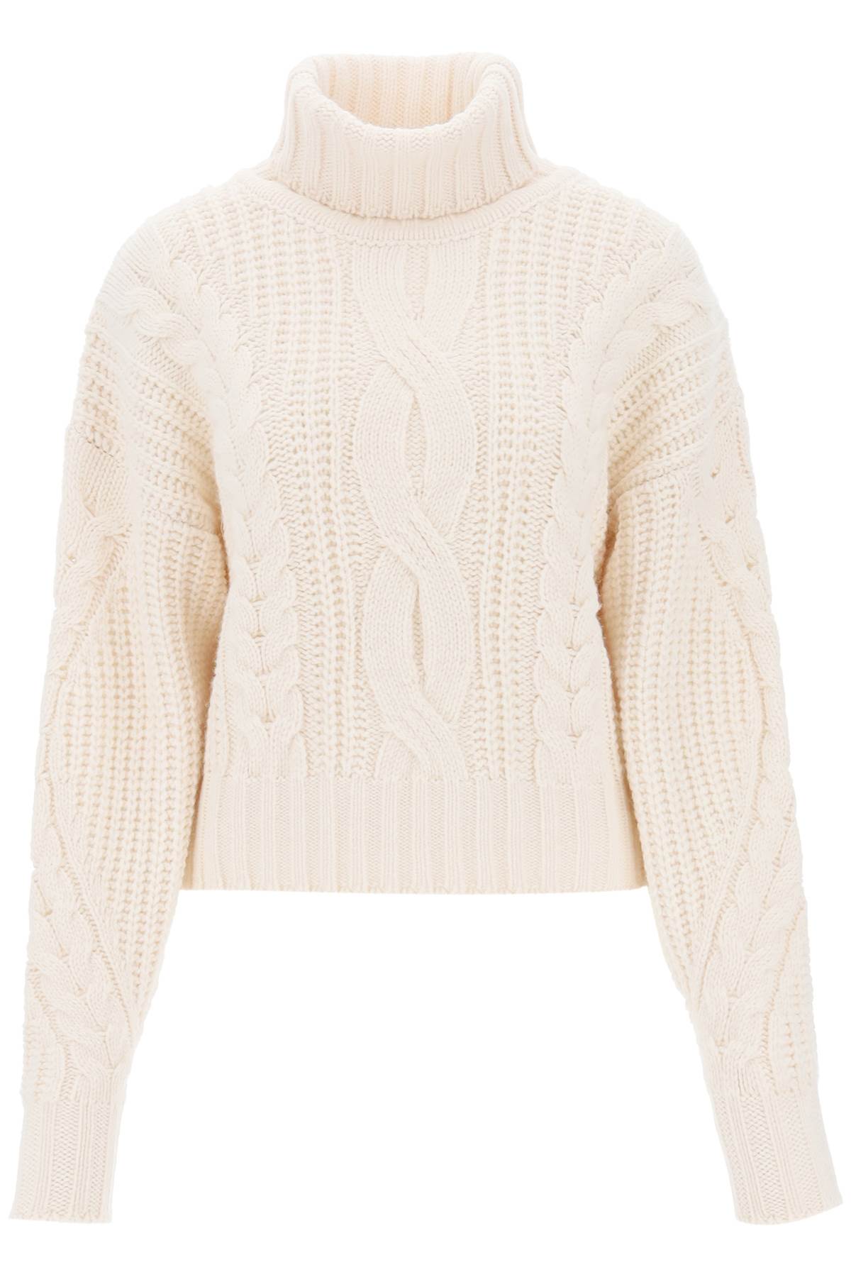 Mvp wardrobe visconti cable knit sweater-0