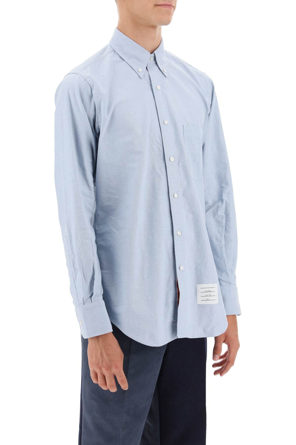 Thom browne oxford cotton button-down shirt-1