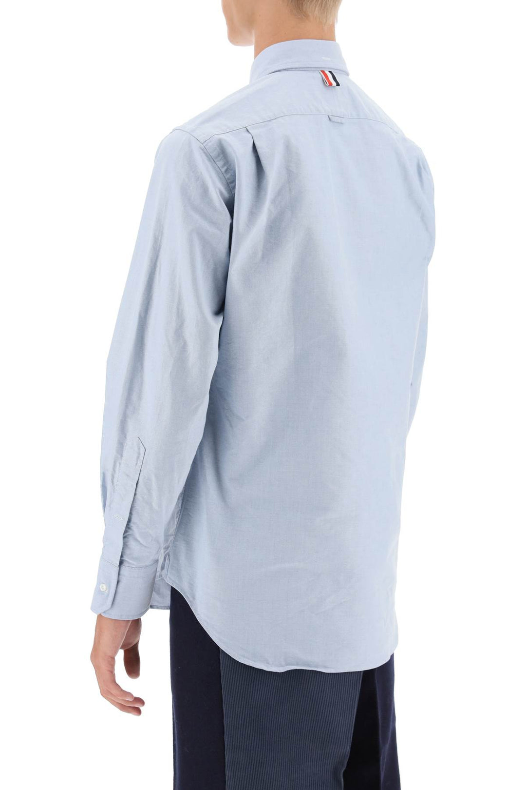 Thom browne oxford cotton button-down shirt-2