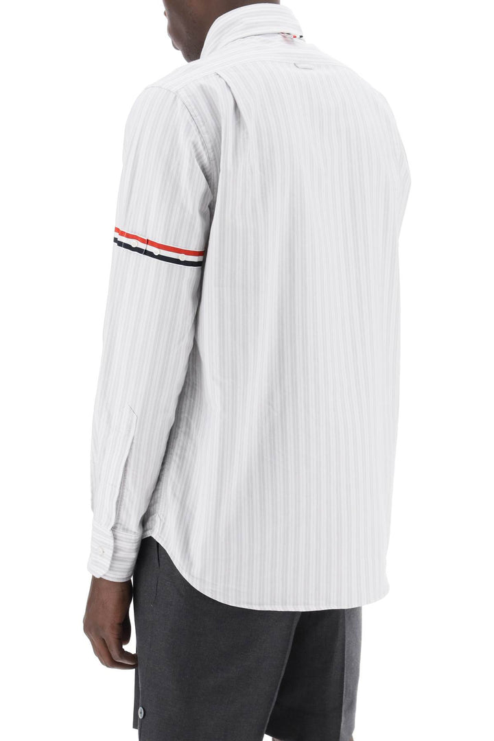 Thom browne striped oxford shirt-2