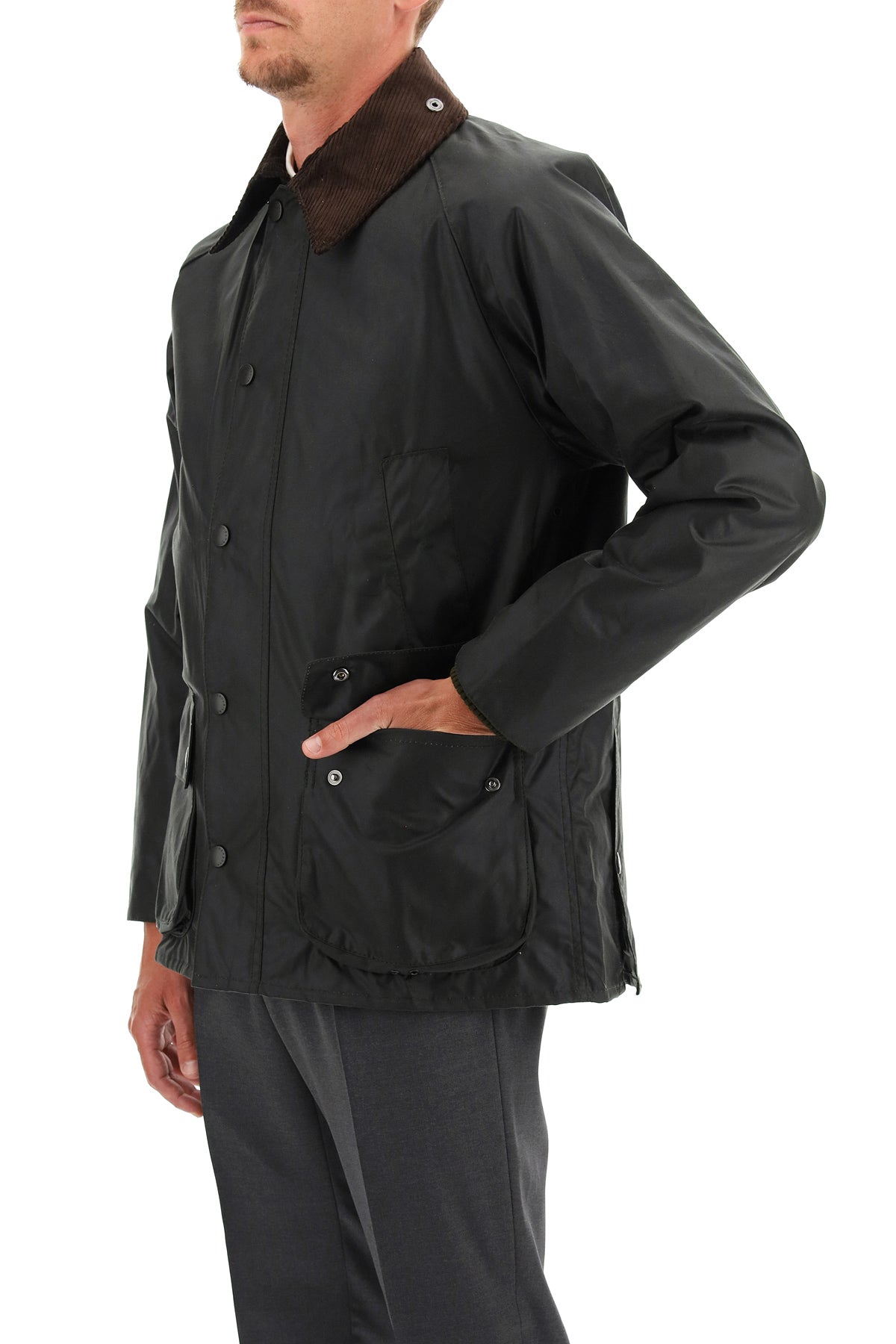 Barbour bedale waxed jacket-3