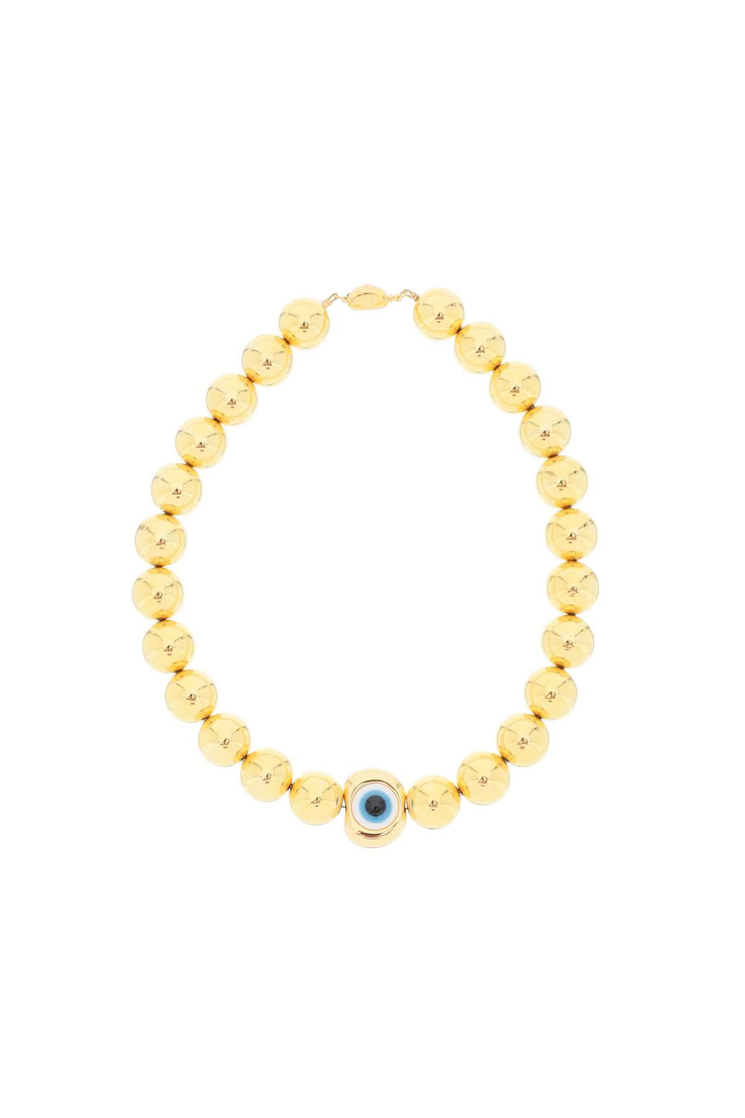 Timeless pearly ball necklace-0