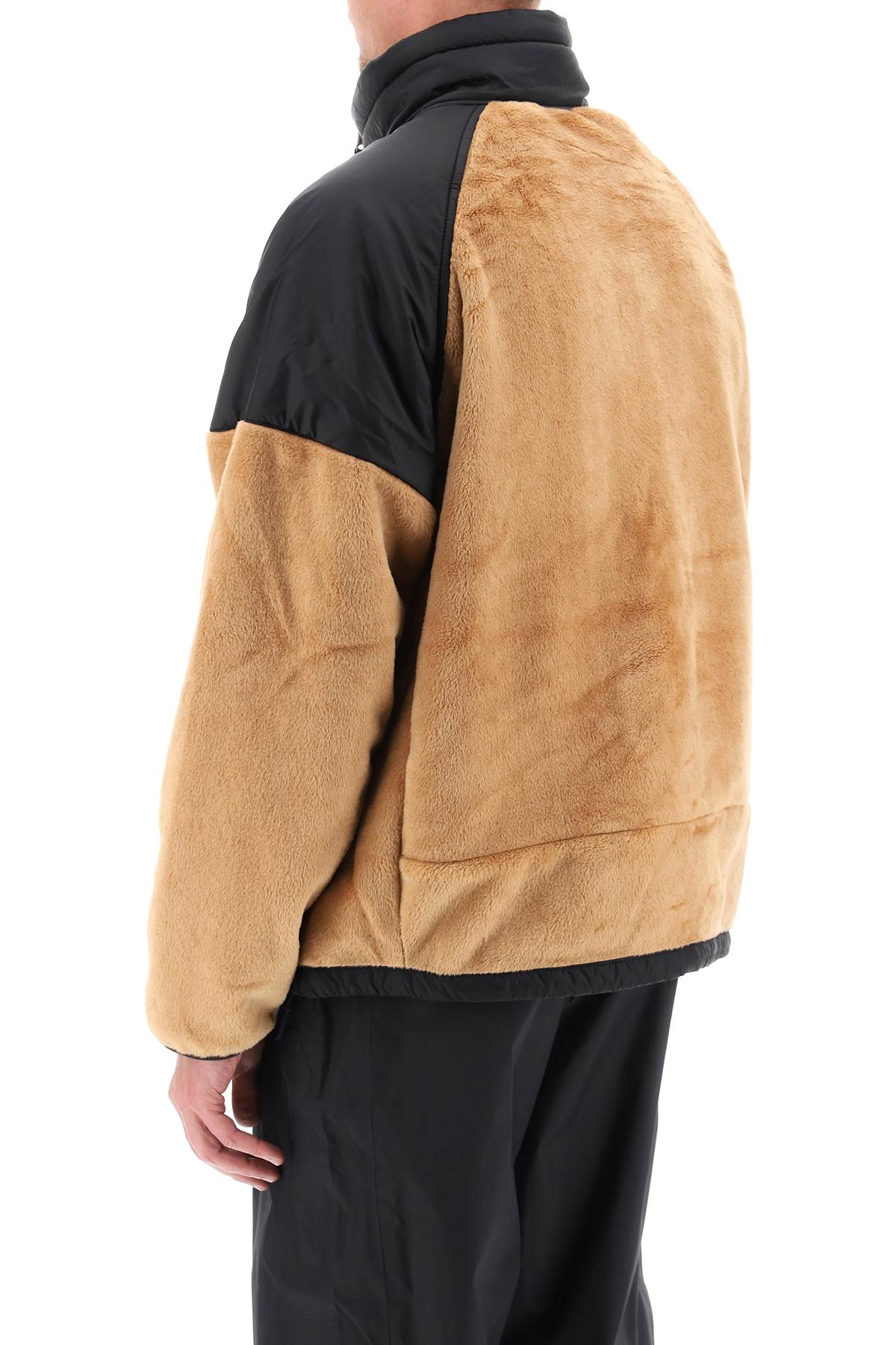 The north face fleece jacket with nylon inserts-2