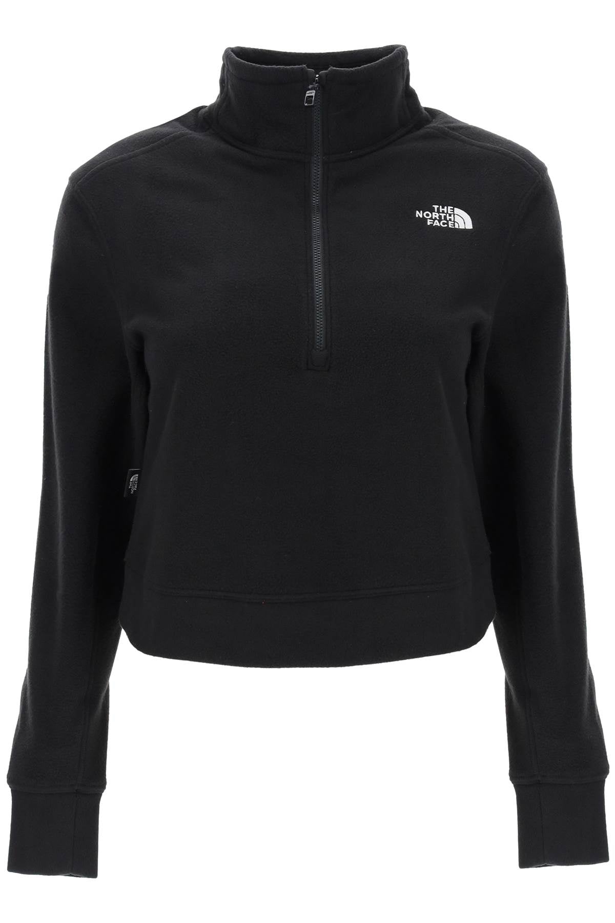 The north face glacer cropped fleece sweatshirt-0