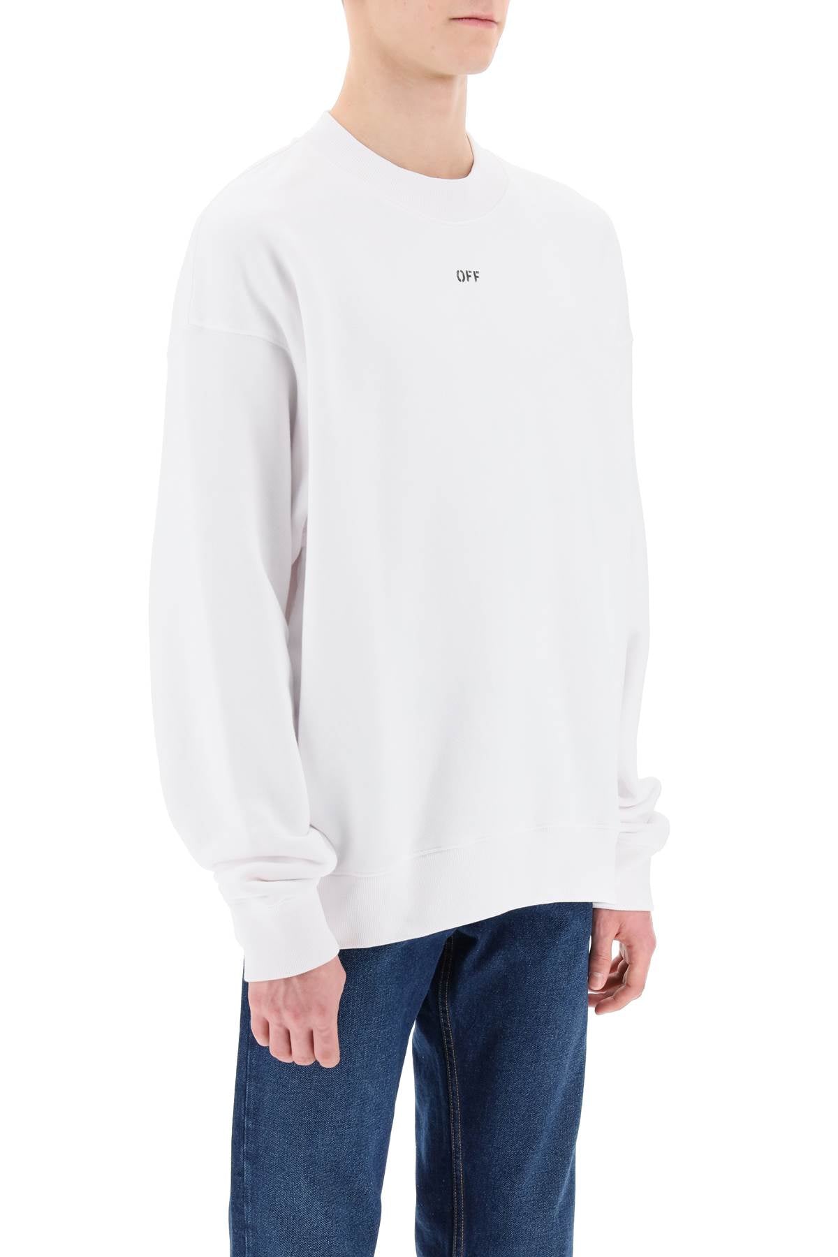 Off-white skate sweatshirt with off logo-1