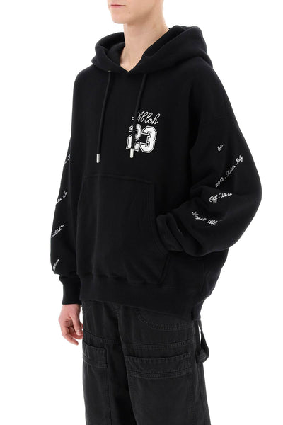 Off-white skate hoodie with 23 logo-3