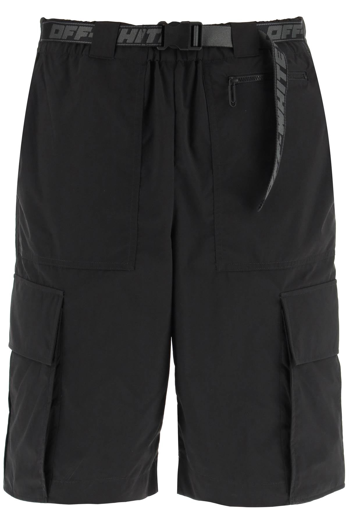 Off-white industrial cargo shorts-0