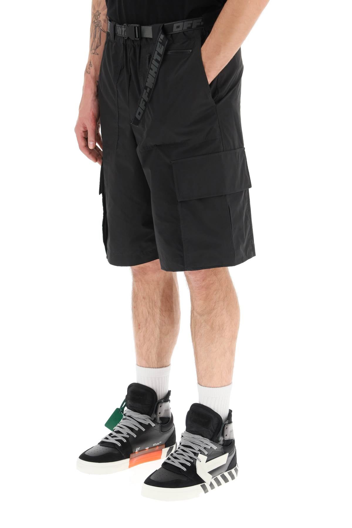 Off-white industrial cargo shorts-3