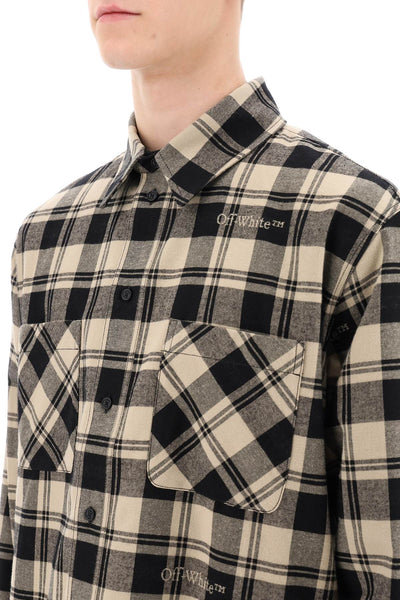 Off-white check flannel shirt-3