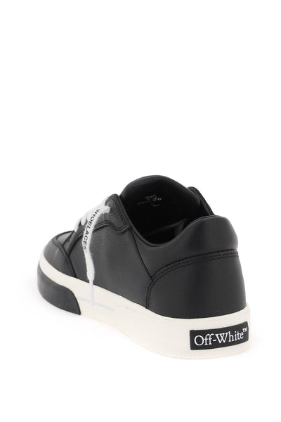 Off-white low leather vulcanized sneakers for-2