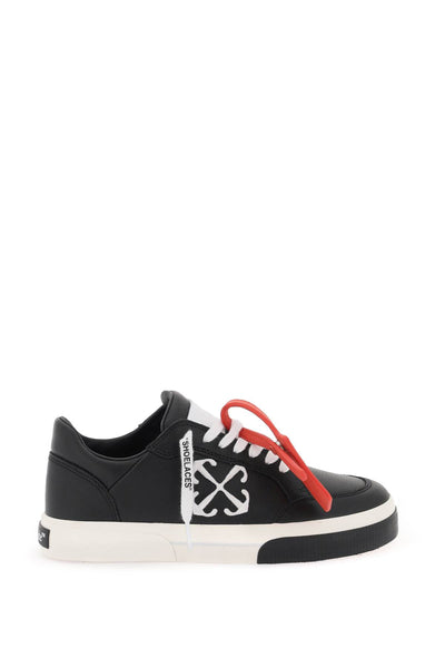 Off-white low leather vulcanized sneakers for-0