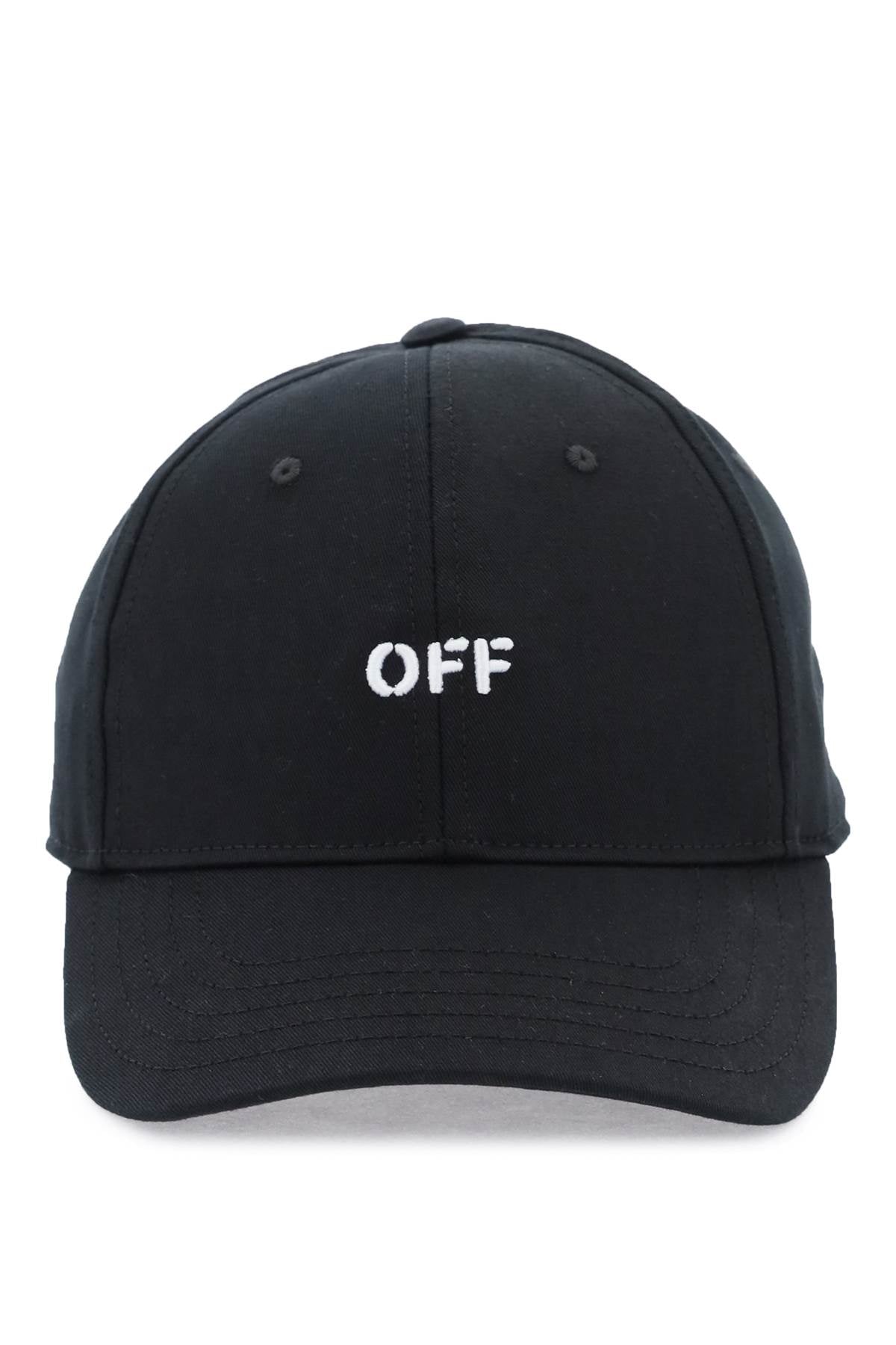 Off-white baseball cap with logo-0