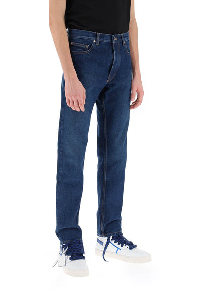 Off-white regular jeans with tapered cut-1