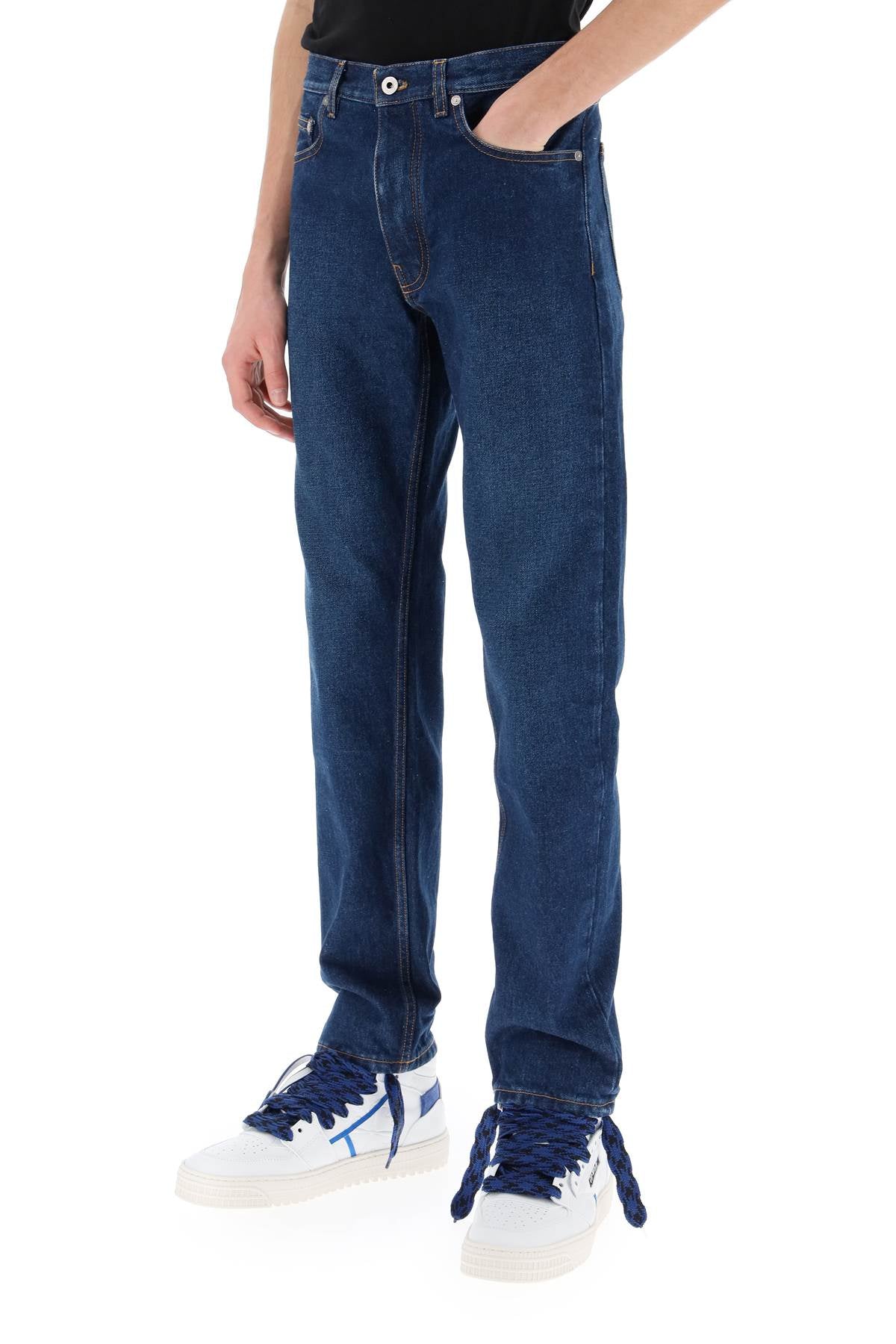 Off-white regular jeans with tapered cut-2