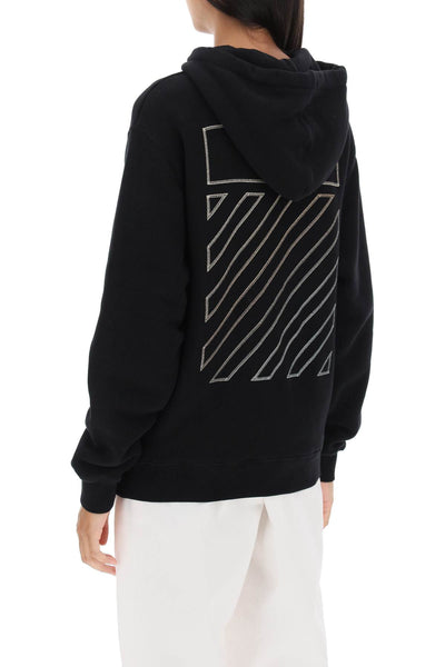 Off-white hoodie with back embroidery-2