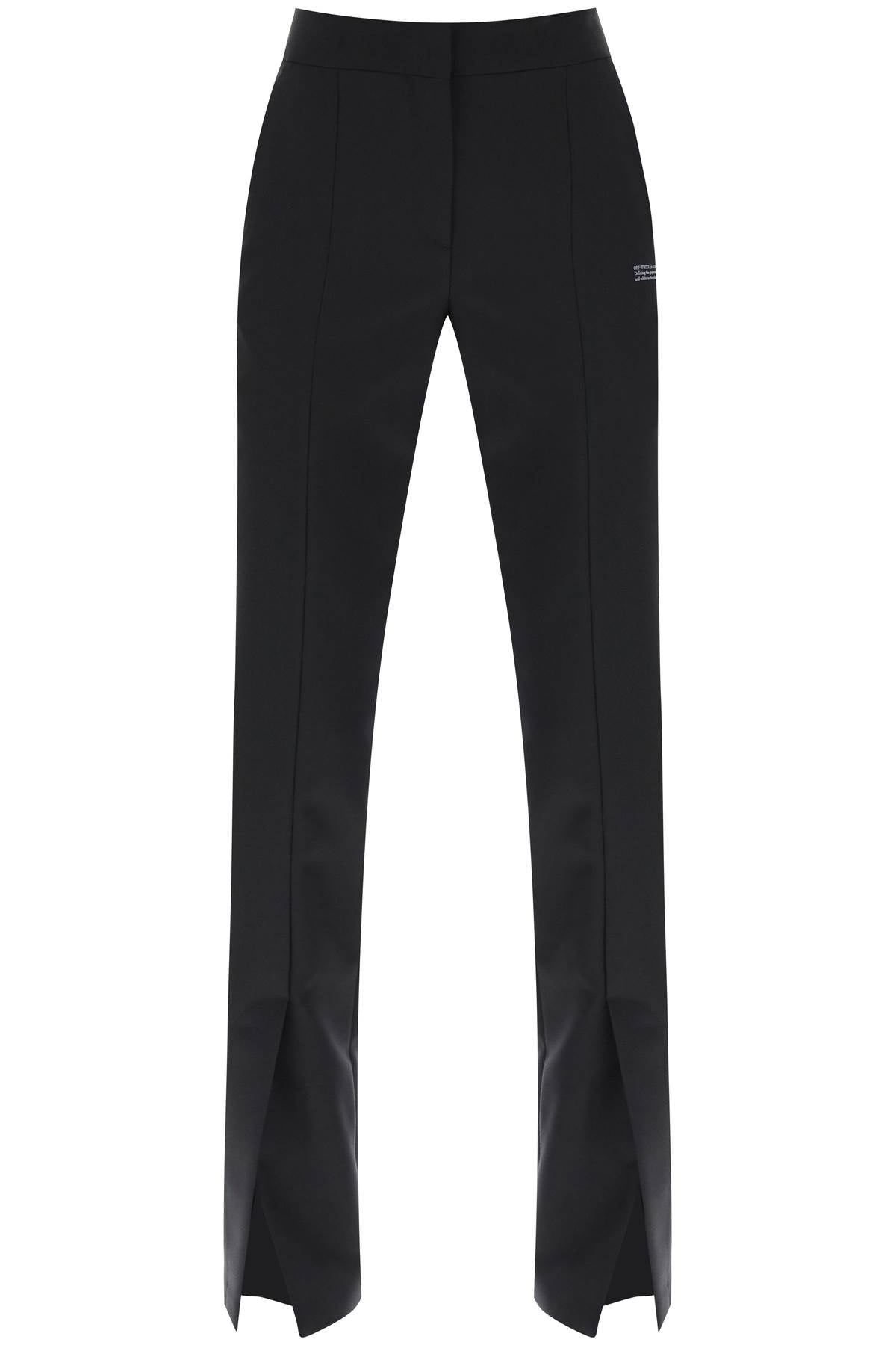 Off-white corporate tailoring pants-0