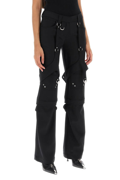 Off-white cargo pants in wool blend-1