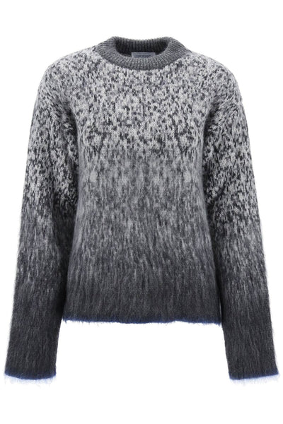 Off-white arrow mohair sweater-0