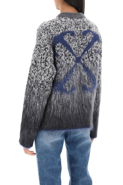 Off-white arrow mohair sweater-2