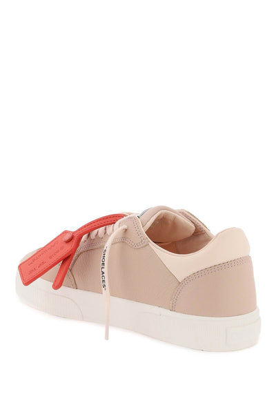 Off-white low leather vulcanized sneakers for-2