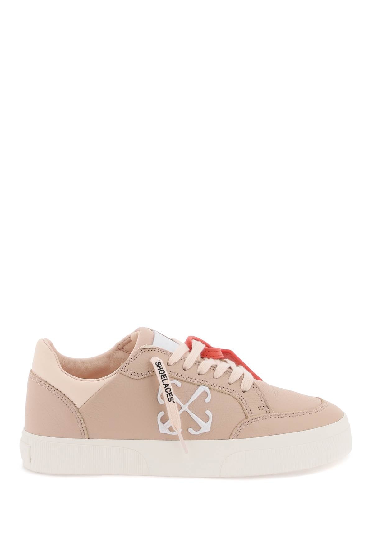 Off-white low leather vulcanized sneakers for-0
