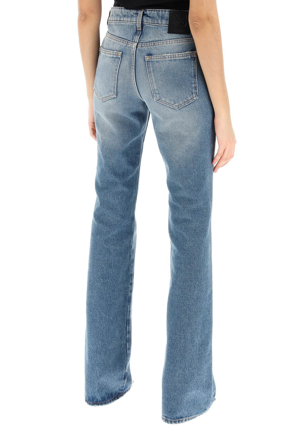 Off-white bootcut jeans-2