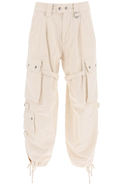 Isabel marant 'elore' cargo pants in cotton-0