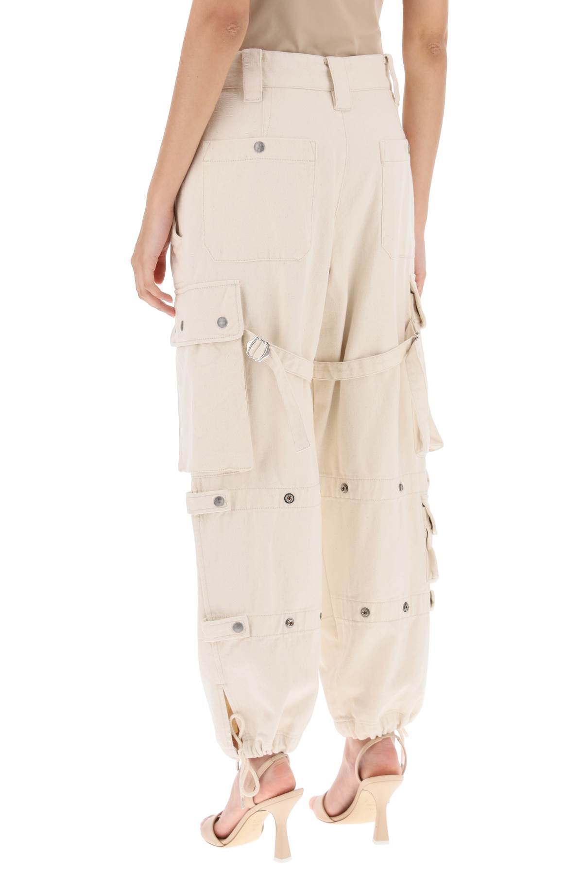 Isabel marant 'elore' cargo pants in cotton-2