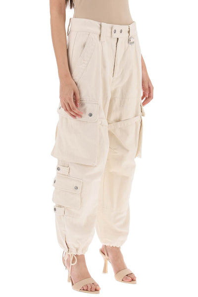 Isabel marant 'elore' cargo pants in cotton-1