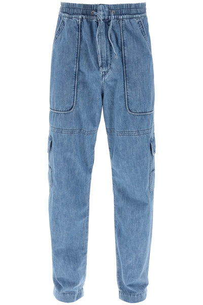 Marant vanni light cargo jeans-0