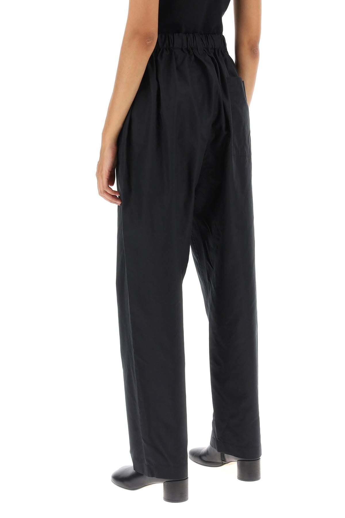 Lemaire loose pants in silk-2