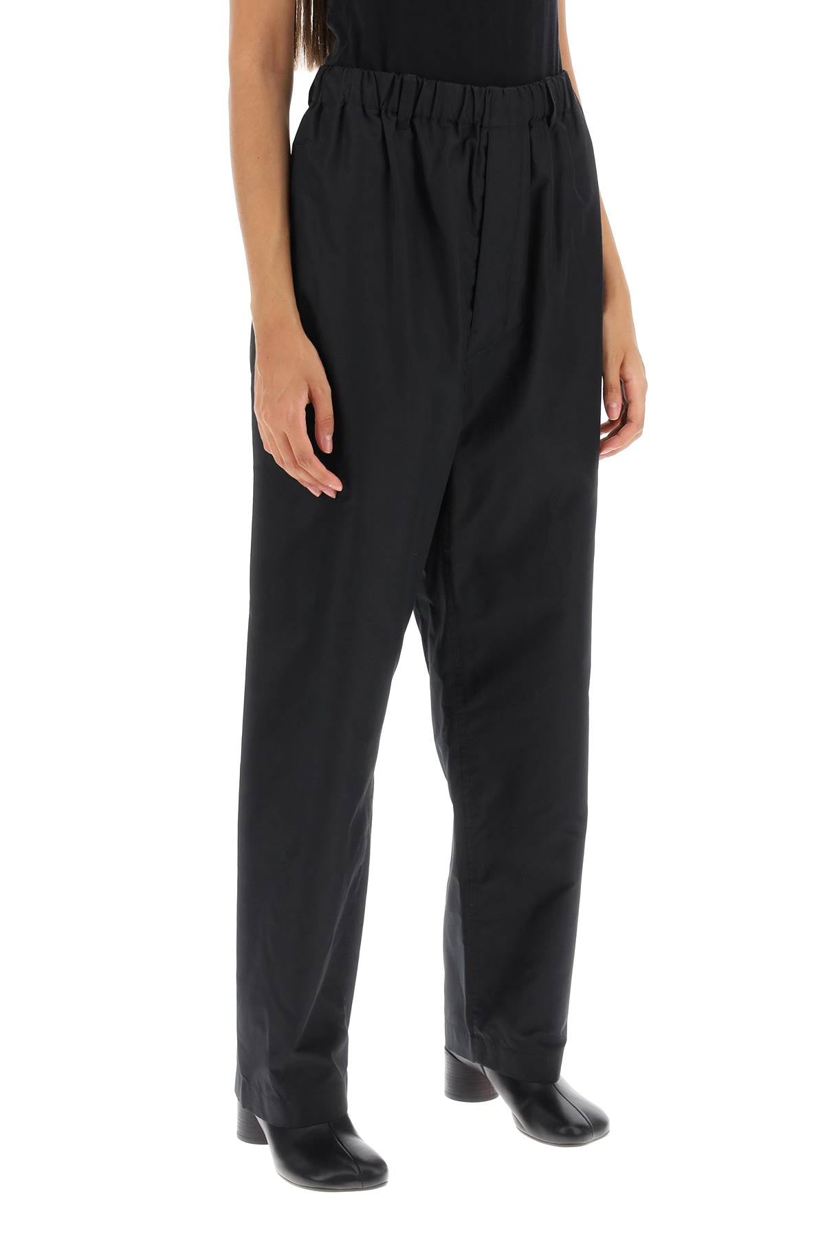 Lemaire loose pants in silk-1