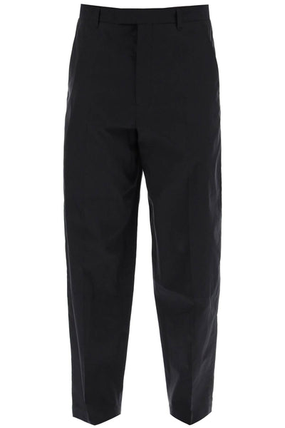 Lemaire cotton and silk carrot pants for men-0